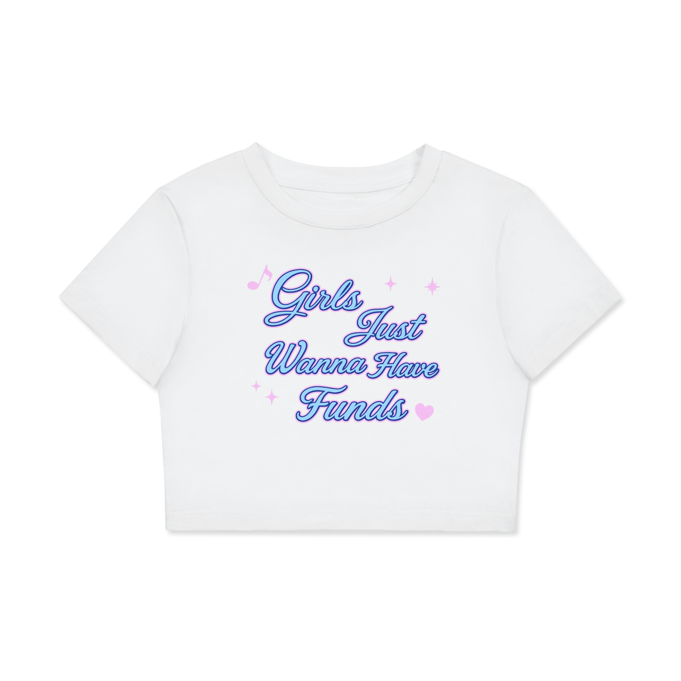 “Funds” Crop Top