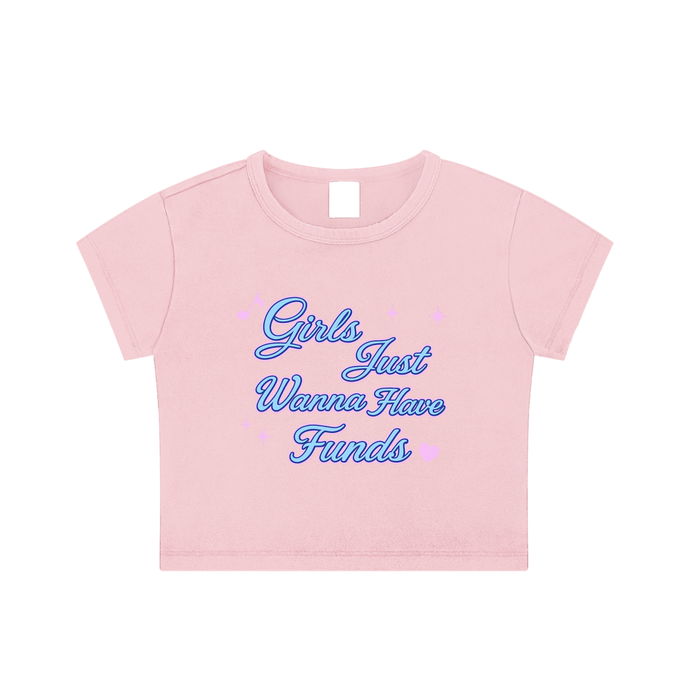 “Funds” Crop Top