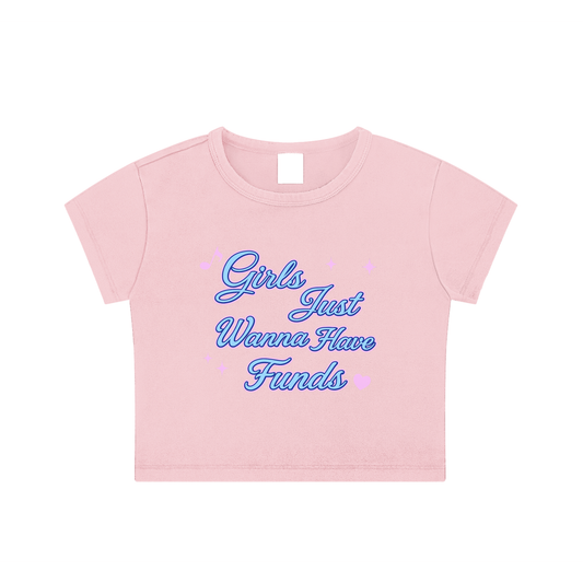 “Funds” Crop Top